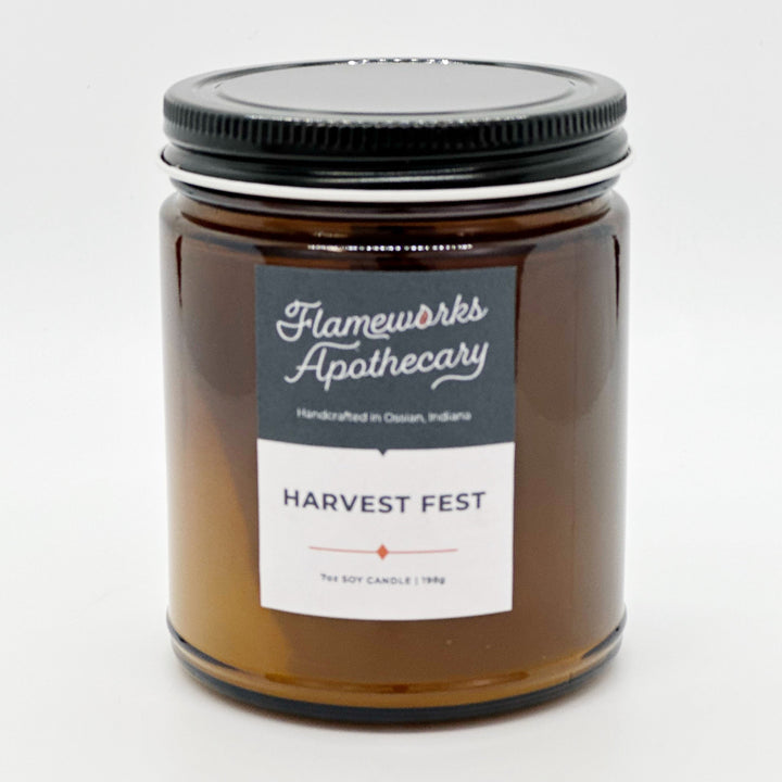 Harvest Fest 7 oz Amber Jar Candle