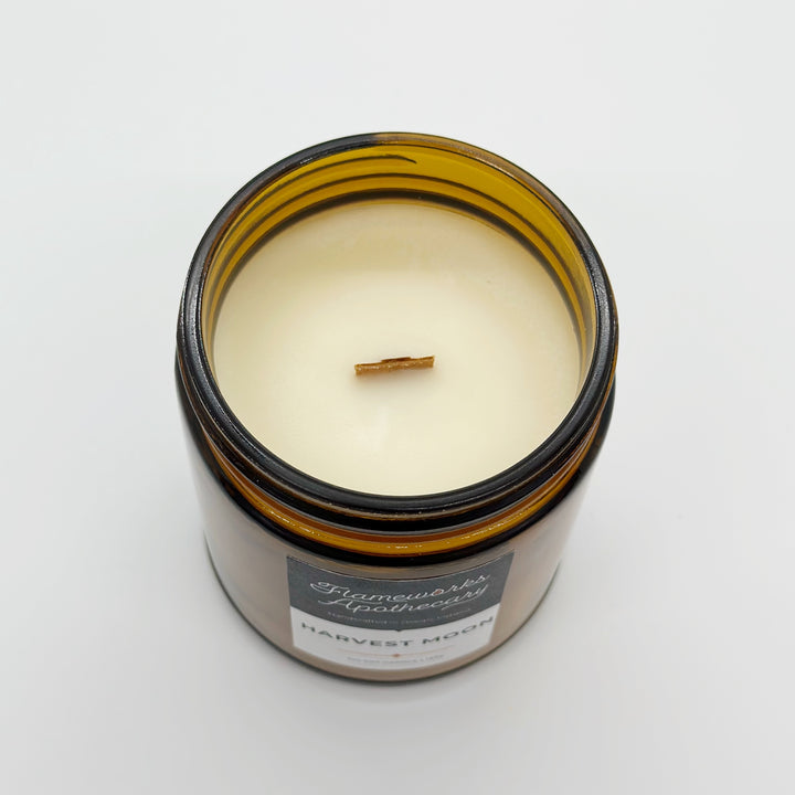 Harvest Moon 7 oz Amber Jar Candle