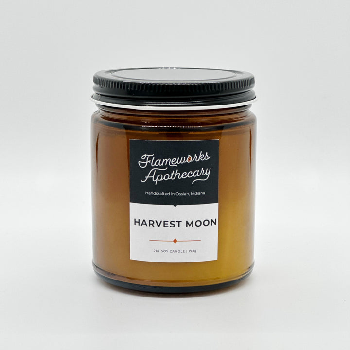 Harvest Moon 7 oz Amber Jar Candle