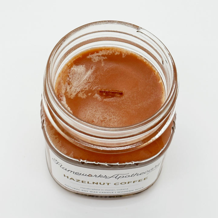 Hazelnut Coffee 8 oz Mason Jar Candle