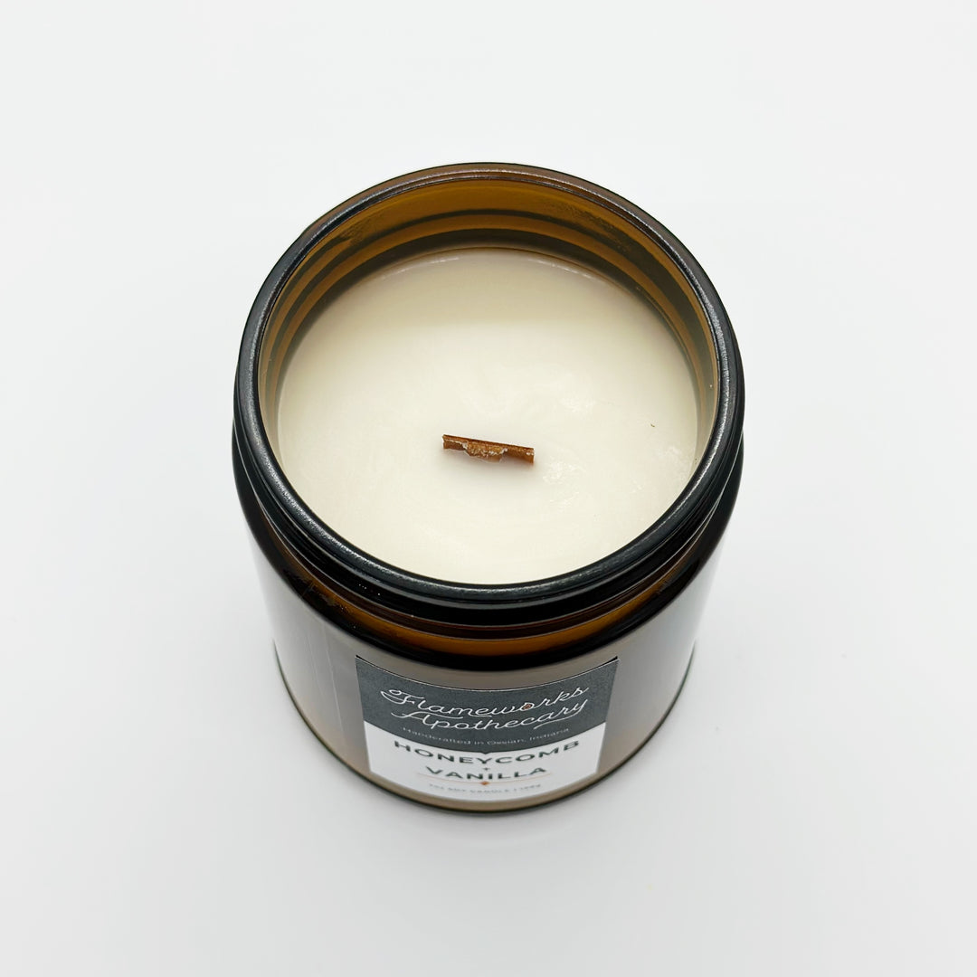 Honeycomb + Vanilla 7 oz Amber Jar Candle