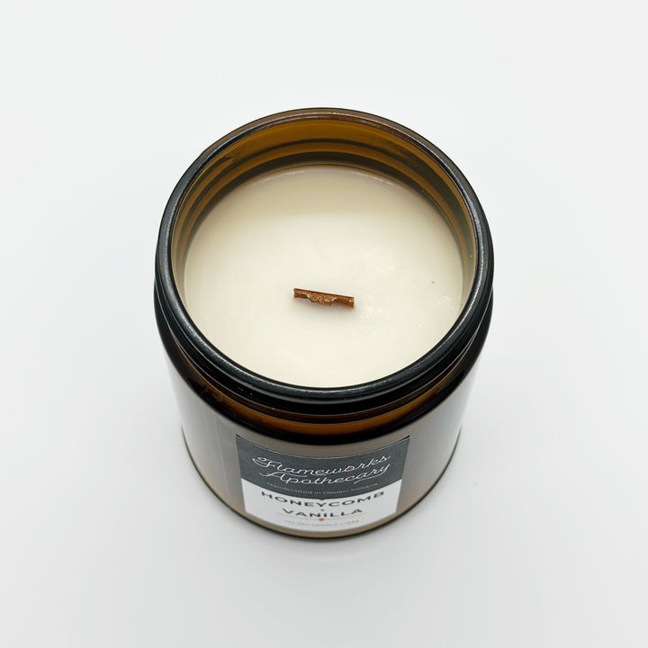 Honeycomb + Vanilla 7 oz Amber Jar Candle