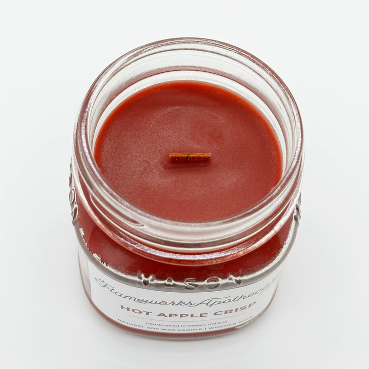 Hot Apple Crisp 8 oz Mason Jar Candle
