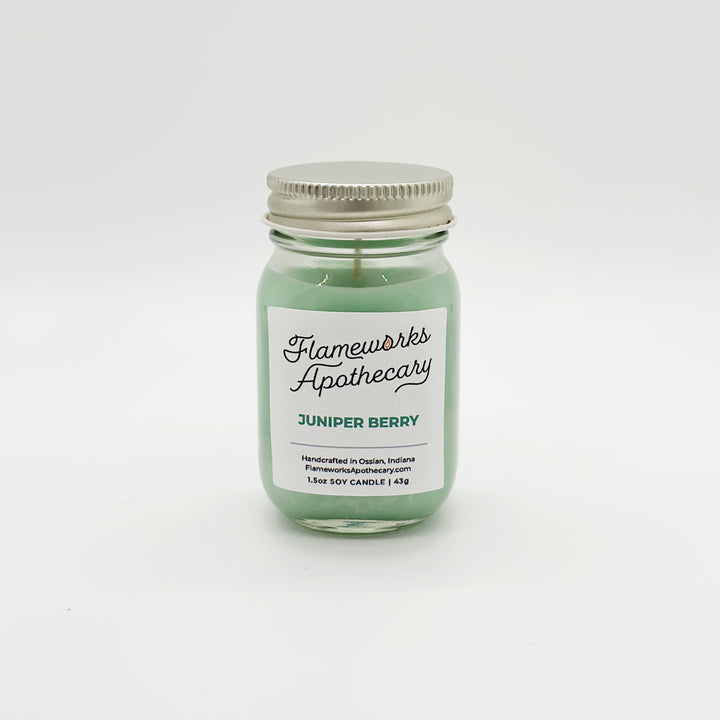 Juniper Berry 1.5 oz Mini Mason Jar Candle