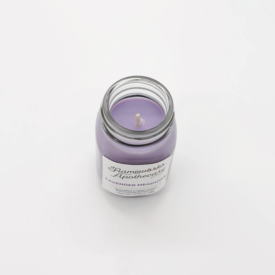 Lavender Meadows 1.5 oz Mini Mason Jar Candle