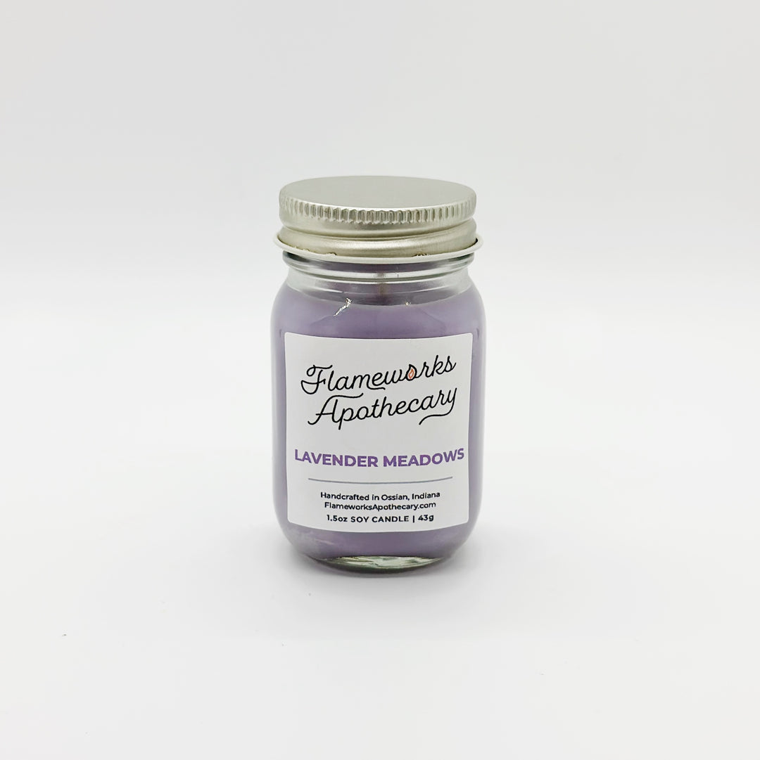 Lavender Meadows 1.5 oz Mini Mason Jar Candle