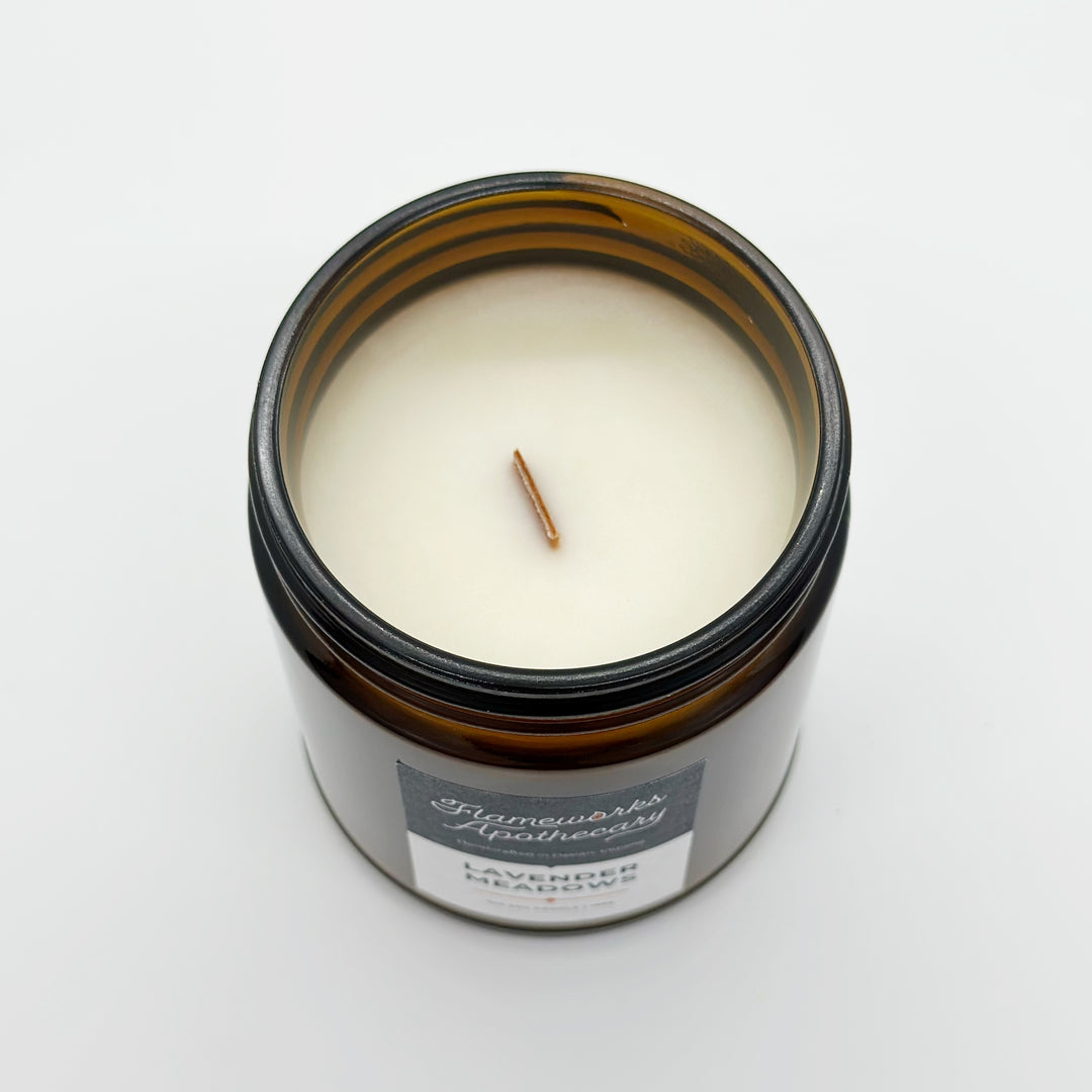 Lavender Meadows 7 oz Amber Jar Candle
