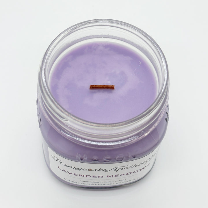 Lavender Meadows 8 oz Mason Jar Candle