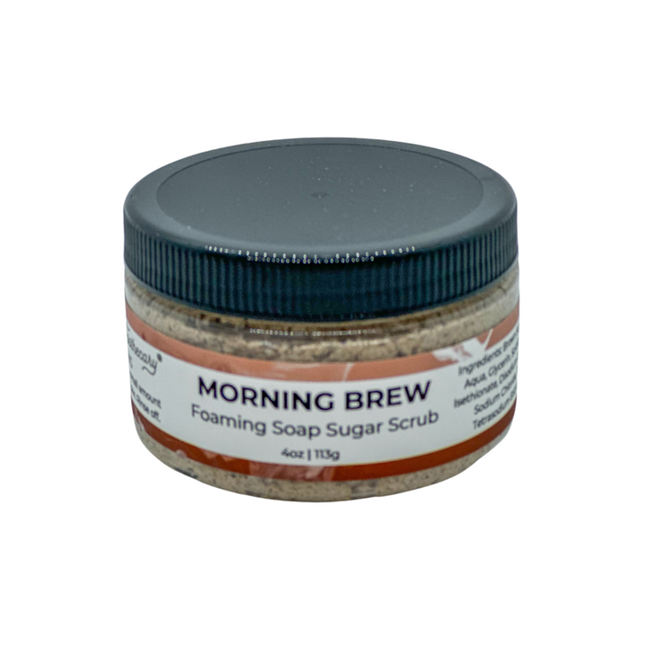 Morning Brew 4 oz Foaming Soap Sugar Scrub