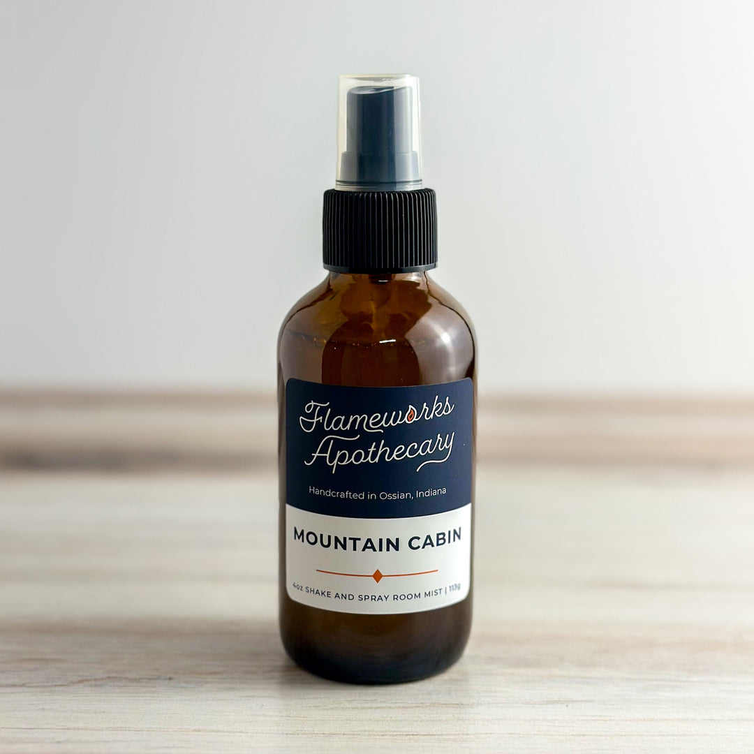 Mountain Cabin 4 oz Shake and Spray Room Mist