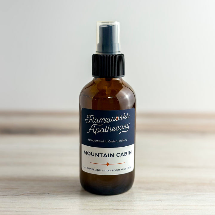 Mountain Cabin 4 oz Shake and Spray Room Mist