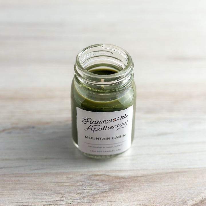 Mountain Cabin 1.5 oz Mini Mason Jar Candle