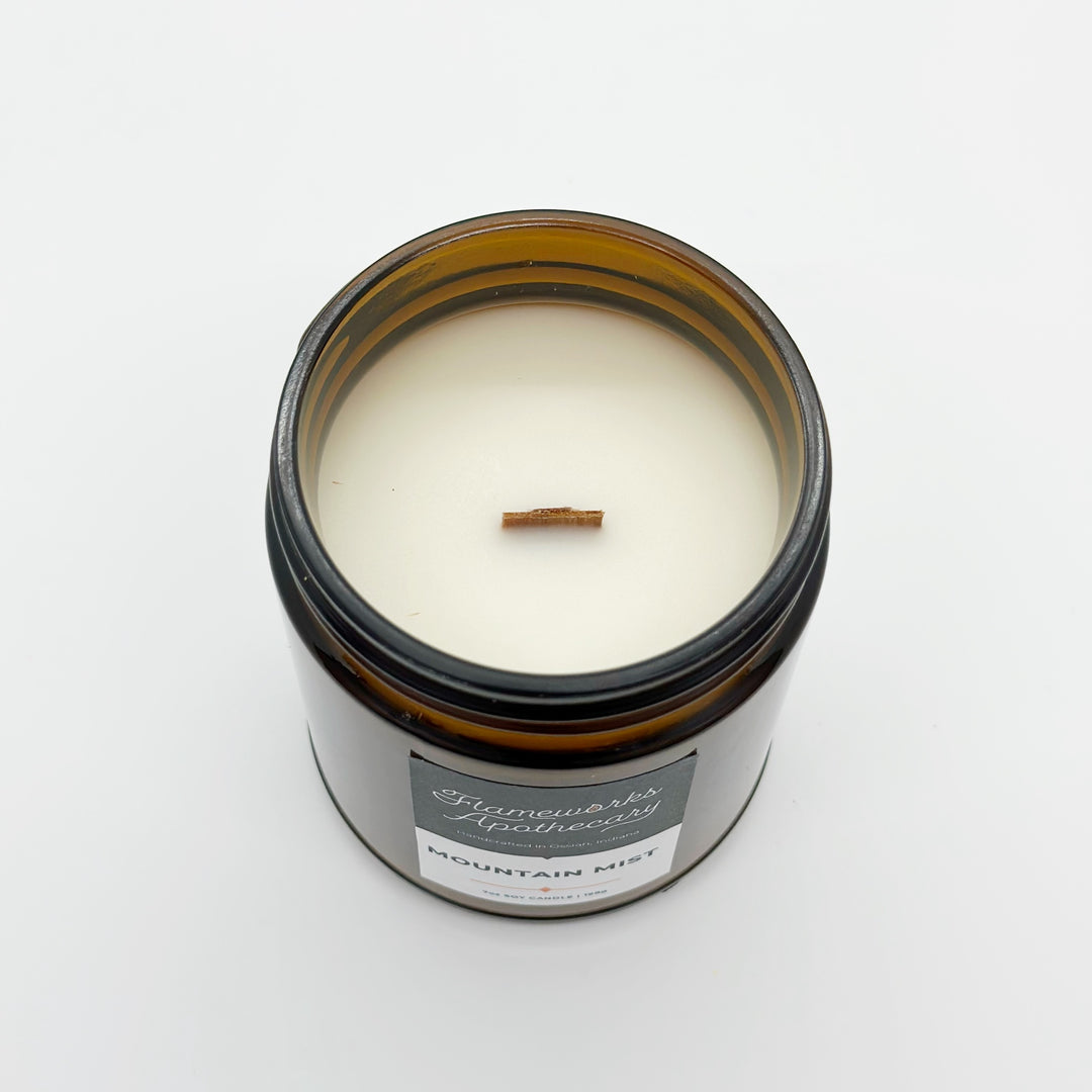 Mountain Mist 7 oz Amber Jar Candle