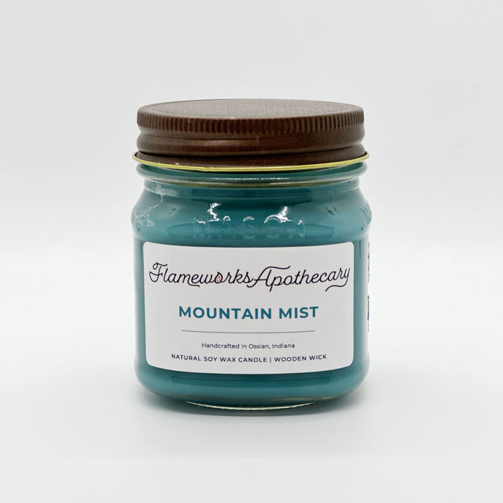 Mountain Mist 8 oz Mason Jar Candle