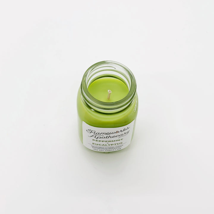 Peppermint + Eucalyptus 1.5 oz Mini Mason Jar Candle