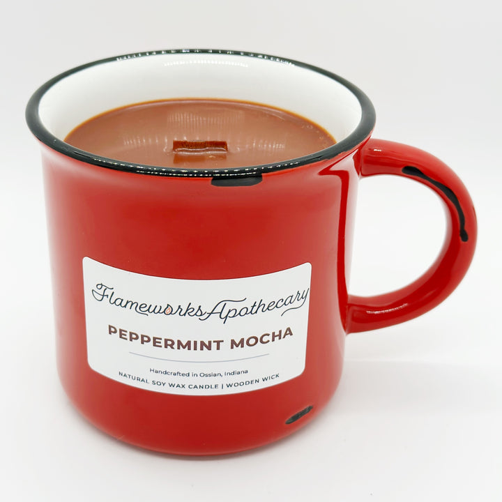 Peppermint Mocha Mug Candles