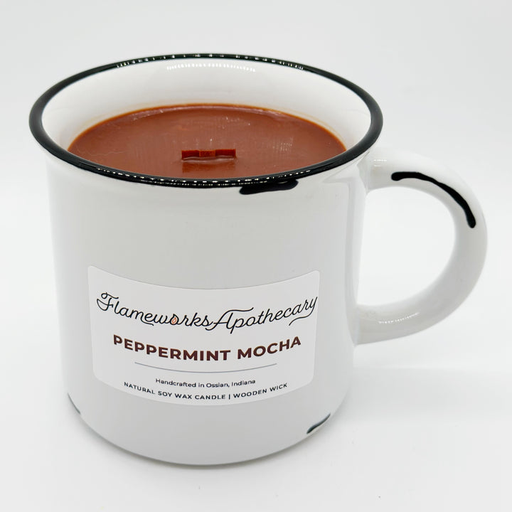 Peppermint Mocha Mug Candles