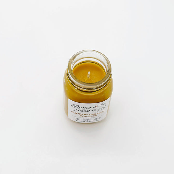 Pumpkin Caramel Waffles 1.5 oz Mini Mason Jar Candle