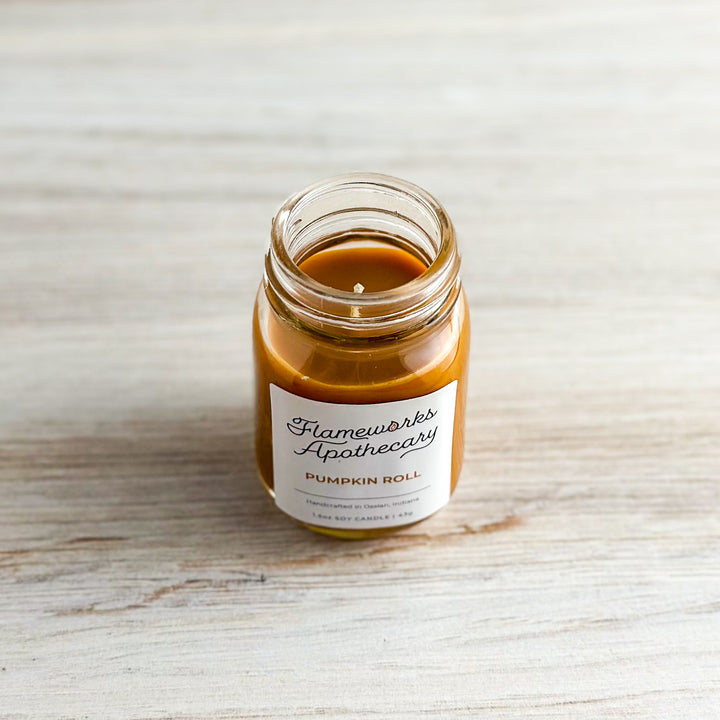Pumpkin Roll 1.5 oz Mini Mason Jar Candle