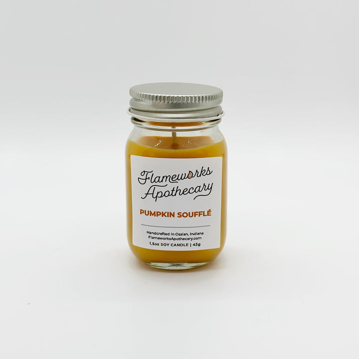 Pumpkin Soufflé 1.5 oz Mini Mason Jar Candle