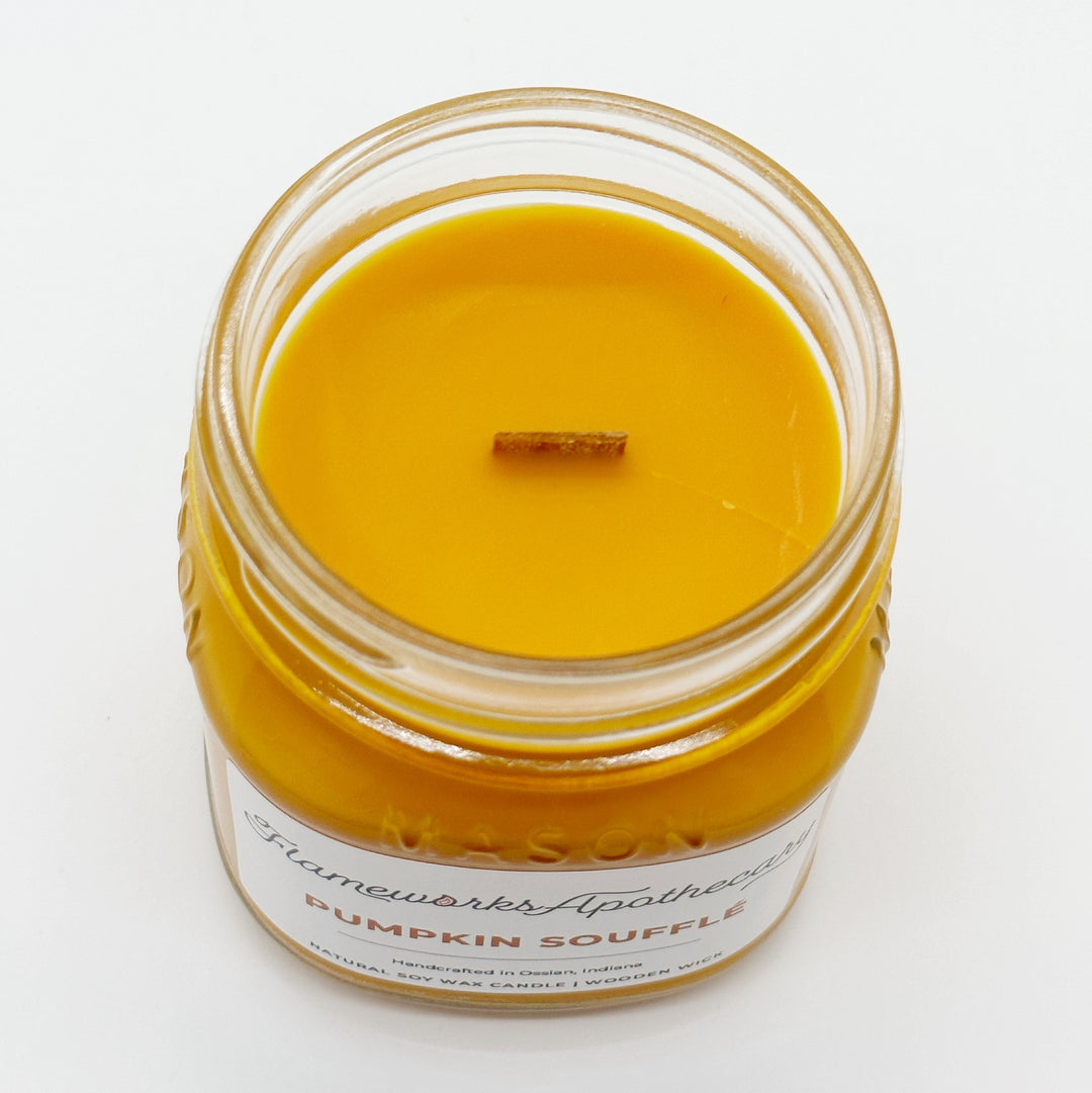 Pumpkin Soufflé 8 oz Mason Jar Candle
