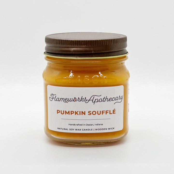 Pumpkin Soufflé 8 oz Mason Jar Candle