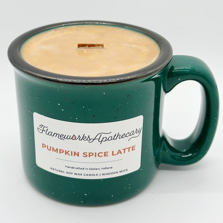 Pumpkin Spice Latte Mug Candles