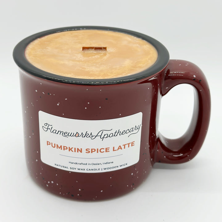 Pumpkin Spice Latte Mug Candles