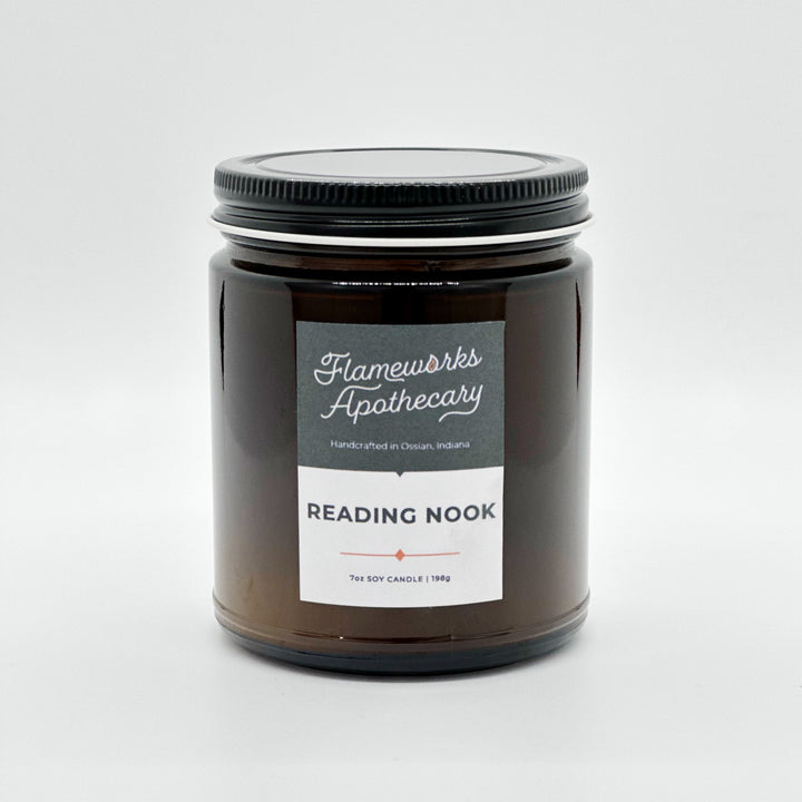 Reading Nook 7 oz Amber Jar Candle