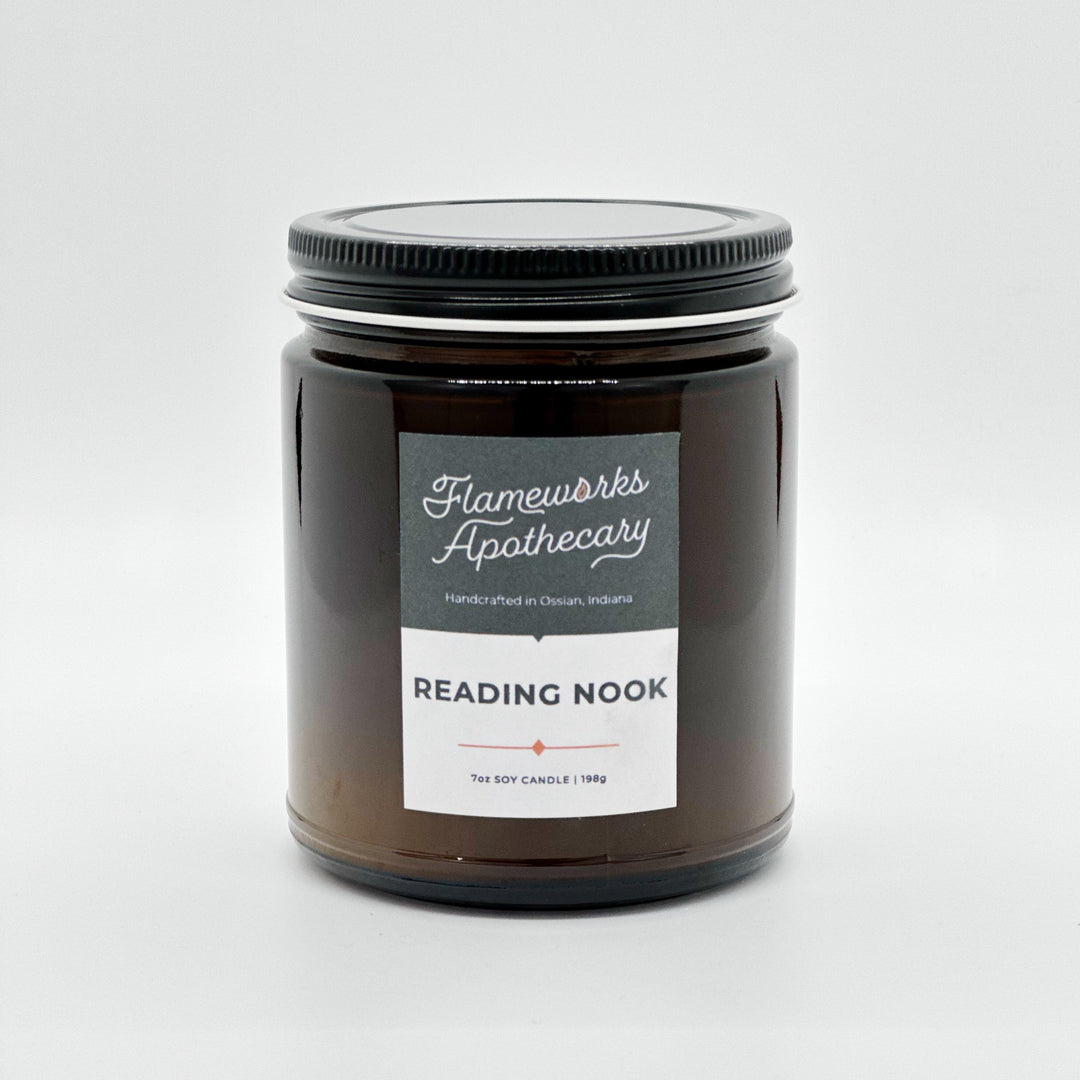 Reading Nook 7 oz Amber Jar Candle