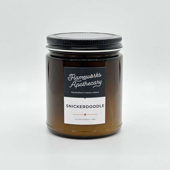 Snickerdoodle 7 oz Amber Jar Candle