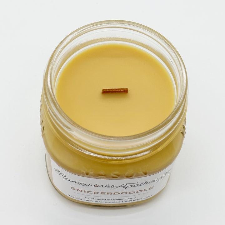 Snickerdoodle 8 oz Mason Jar Candle
