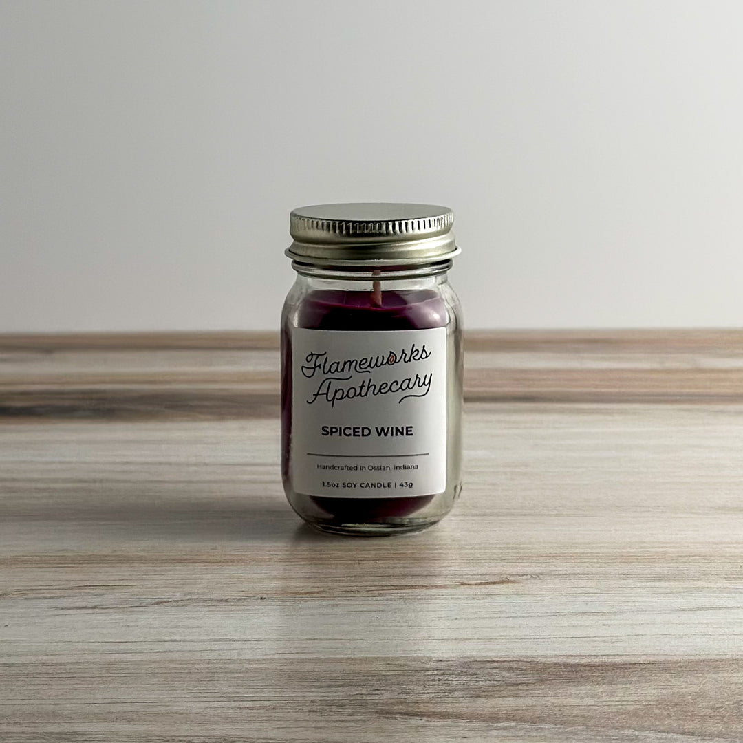 Spiced Wine 1.5 oz Mini Mason Jar Candle