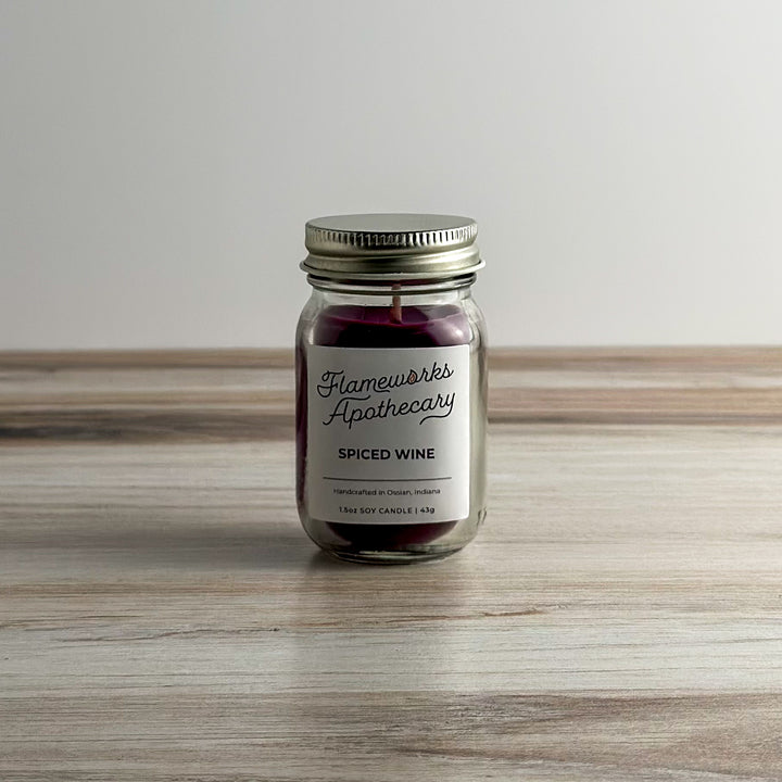 Spiced Wine 1.5 oz Mini Mason Jar Candle