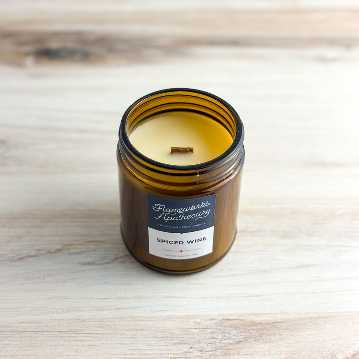 Spiced Wine 7 oz Amber Jar Candle