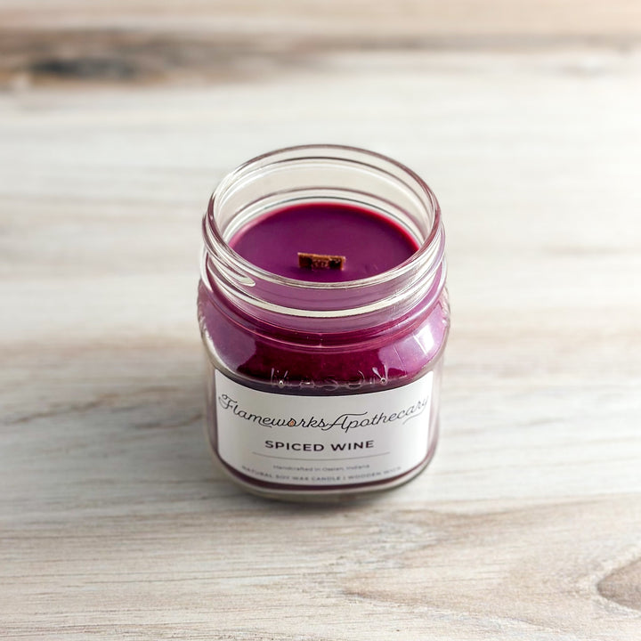 Spiced Wine 8 oz Mason Jar Candle