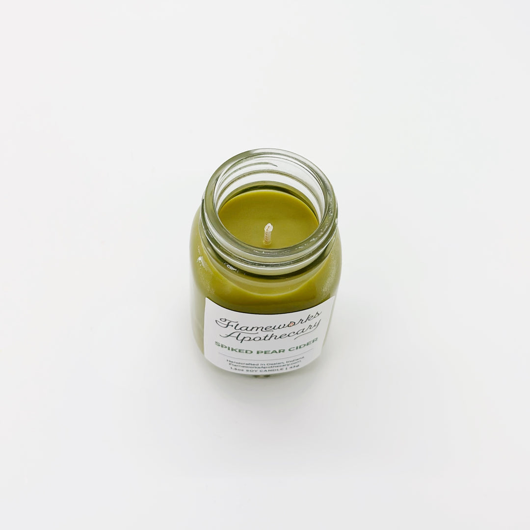 Spiked Pear Cider 1.5 oz Mini Mason Jar Candle