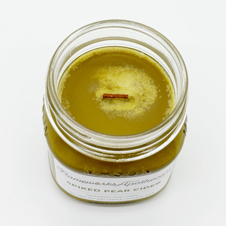 Spiked Pear Cider 8 oz Mason Jar Candle