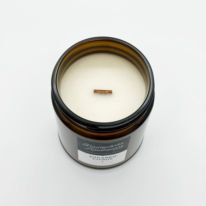 Sugared Citrus 7 oz Amber Jar Candle