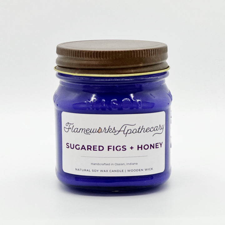 Sugared Figs + Honey 8 oz Mason Jar Candle