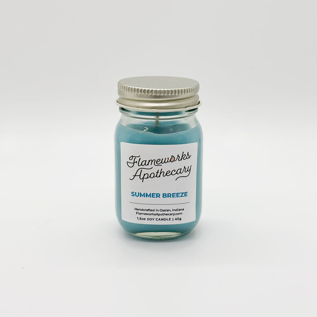 Summer Breeze 1.5 oz Mini Mason Jar Candle