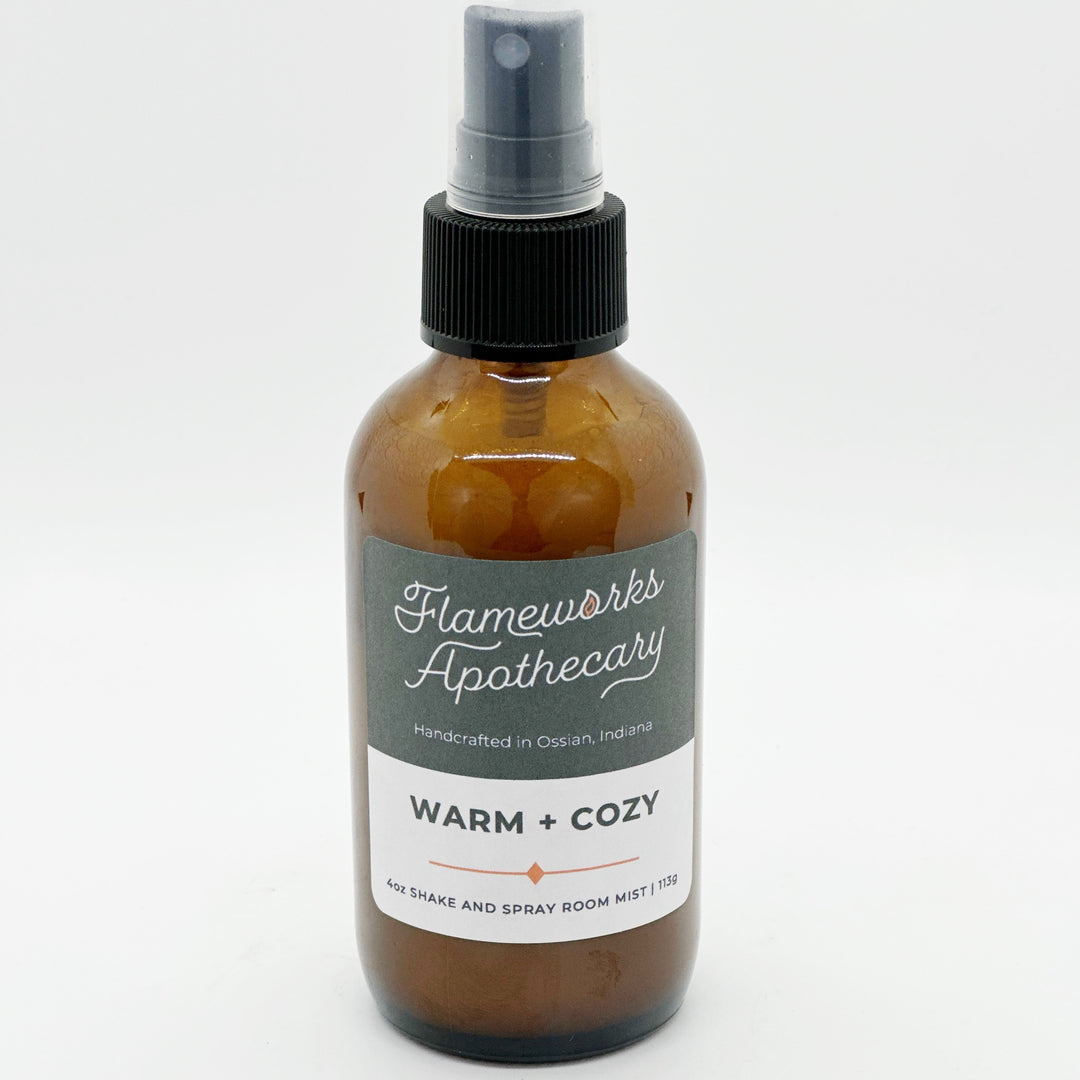 Warm + Cozy 4 oz Shake And Spray Room Mist