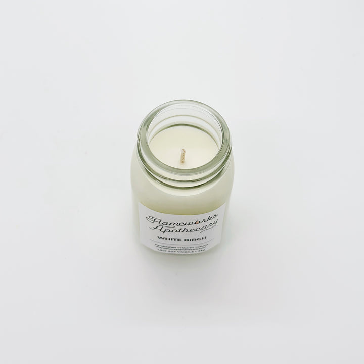 White Birch 1.5 oz Mini Mason Jar Candle