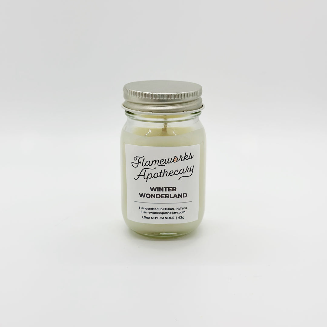 Winter Wonderland 1.5 oz Mini Mason Jar Candle