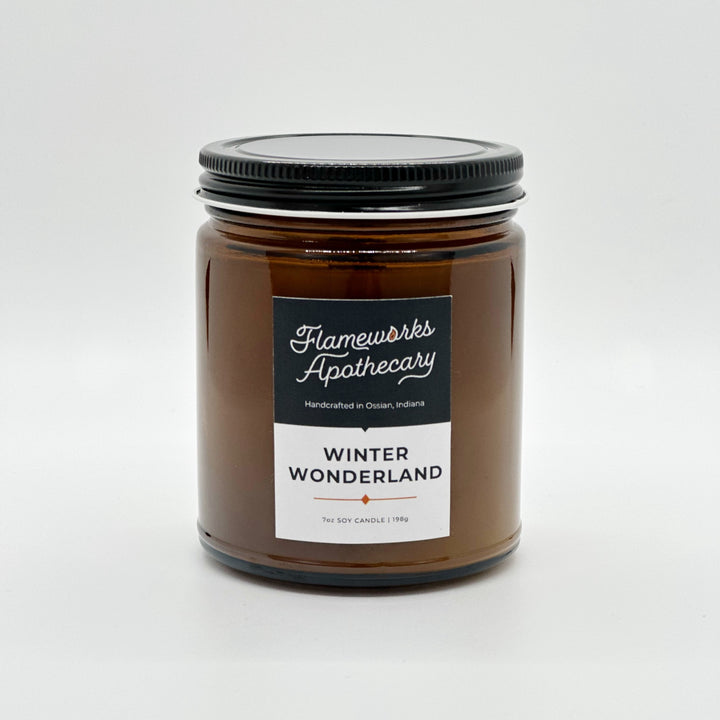 Winter Wonderland 7 oz Amber Jar Candle
