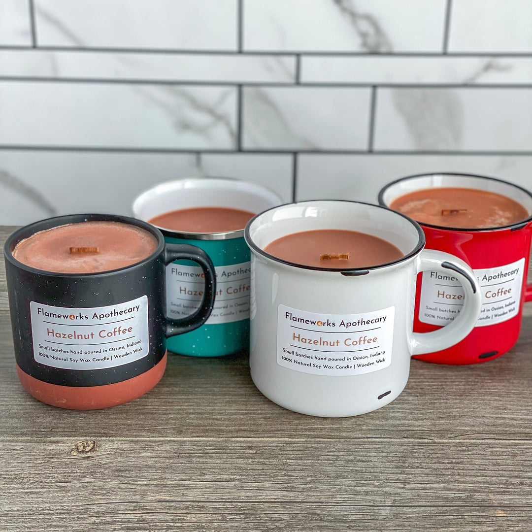 Hazelnut Coffee Mug Candles