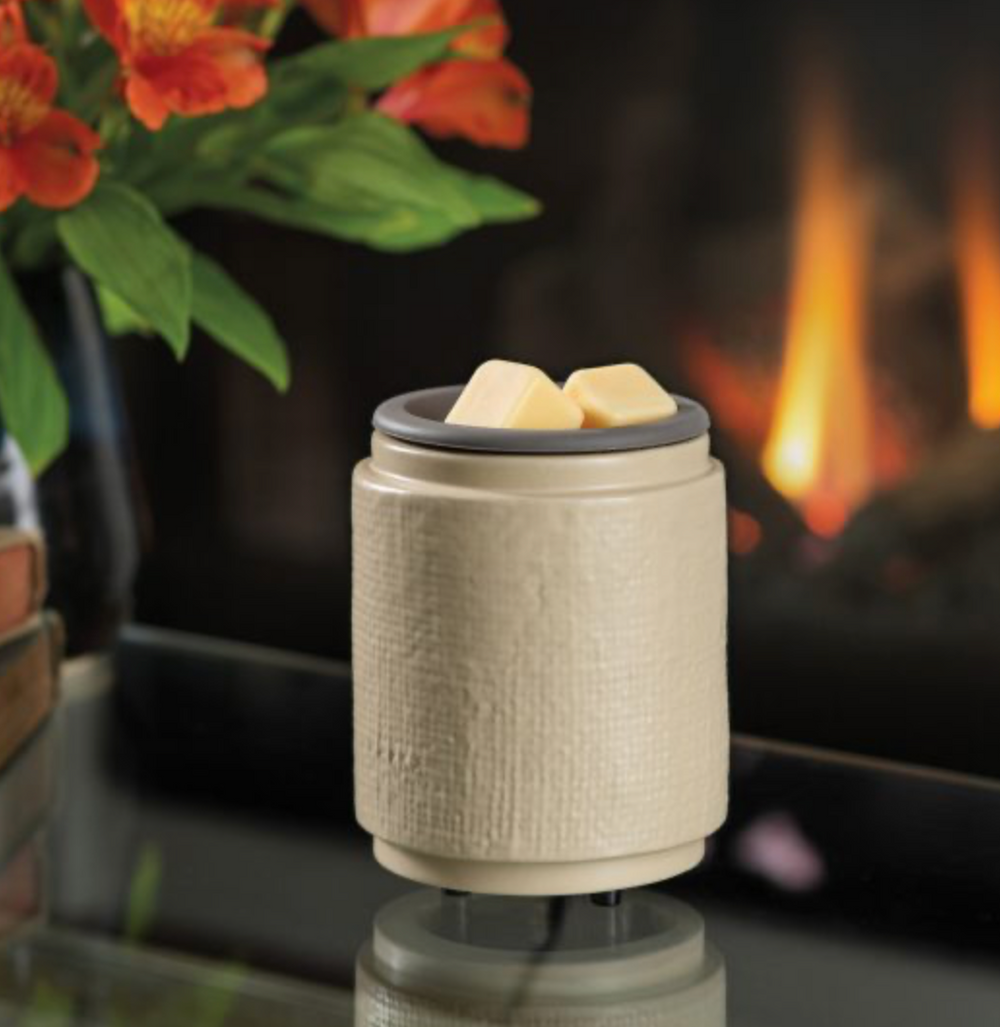 Natural Linen Flip Dish Wax Warmer