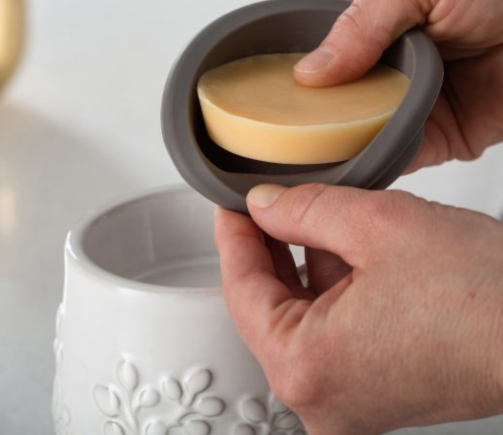 Natural Linen Flip Dish Wax Warmer