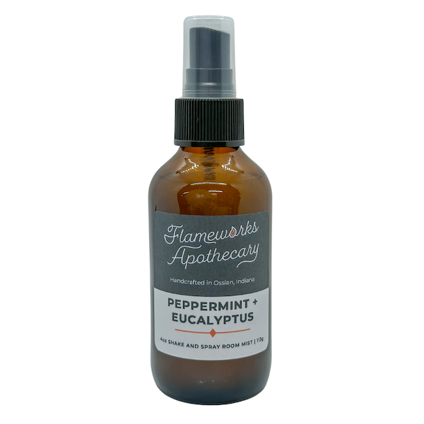 Peppermint + Eucalyptus 4 oz Shake and Spray Room Mist