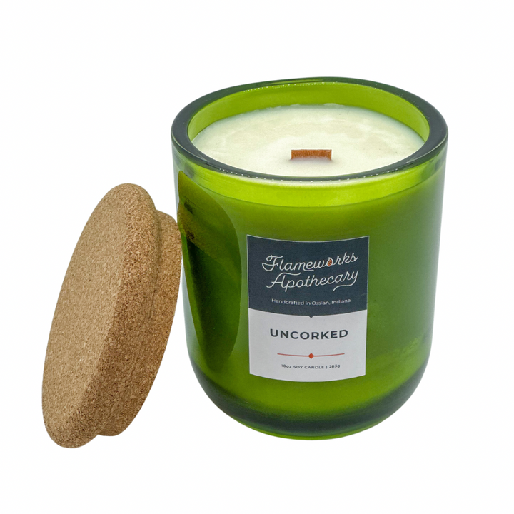 Uncorked 10 oz Green Sonoma Tumbler Jar Candle
